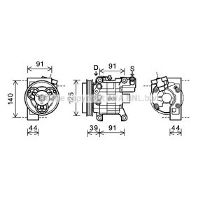 Acquista Compressore aria condizionata da AVA COOLING SYSTEMS SUK082 a buon mercato per soli 531,05 €