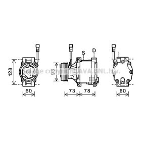 Acquista Compressore aria condizionata da AVA COOLING SYSTEMS SUK080 a buon mercato per soli 587,84 €