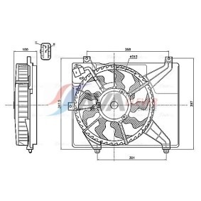 Expansionsventil, Klimaanlage von AVA COOLING SYSTEMS HD1257