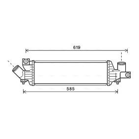 Kjøp Intercooler av AVA COOLING SYSTEMS DN4337 til den lave prisen 12204,32 NOK
