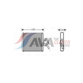 Acquista Radiatore motore da AVA COOLING SYSTEMS DW2086 a buon mercato per soli 165,29 €