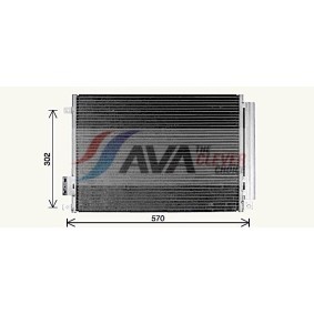 Kühler, Motorkühlung für CHRYSLER von AVA COOLING SYSTEMS