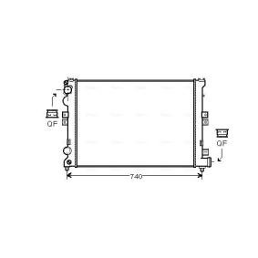 Achetez des Radiateur du moteur AVA COOLING SYSTEMS CNA2078 à prix pour 73,80 €