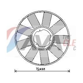 Achetez des Radiateur du moteur AVA COOLING SYSTEMS JE2053 à prix pour 204,16 €