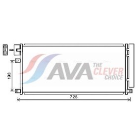 Achetez des Radiateur du moteur AVA COOLING SYSTEMS MZ2096 à prix pour 183,22 €