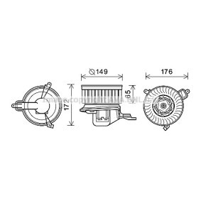 Osta Sähkömoottori, sisätilanpuhallin AVA COOLING SYSTEMS:llä PE7501 edullisesti hintaan 1138,99 €