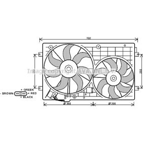 Kühlerlüfter VW7528 von AVA COOLING SYSTEMS günstig für 152,25 € online kaufen