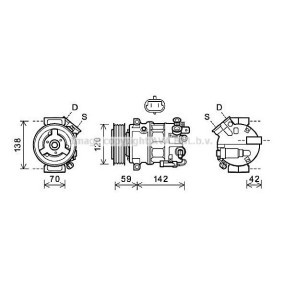 Acquista Compressore aria condizionata da AVA COOLING SYSTEMS OLK576 a buon mercato per soli 543,39 €