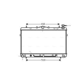 Achetez des Radiateur du moteur AVA COOLING SYSTEMS HYA2044 à prix pour 183,86 €