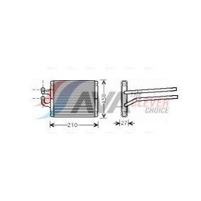 Acquista Radiatore motore da AVA COOLING SYSTEMS DW2105 a buon mercato per soli 374,48 €