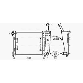 Kühler, Motorkühlung für FIAT von AVA COOLING SYSTEMS
