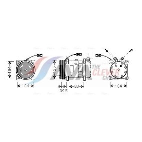 Achetez des Radiateur du moteur AVA COOLING SYSTEMS JR2009 à prix pour 1054,38 €