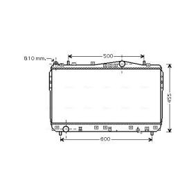 Achetez des Radiateur du moteur AVA COOLING SYSTEMS DWA2073 à prix pour 139,53 €