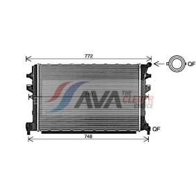 Achetez des Radiateur du moteur AVA COOLING SYSTEMS MT2048 à prix pour 1073,21 €