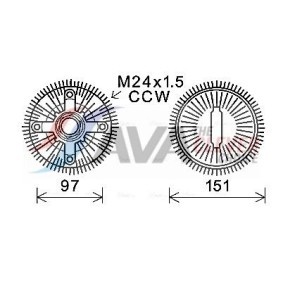 Acquista Radiatore motore da AVA COOLING SYSTEMS AU2026 a buon mercato per soli 1043,24 €