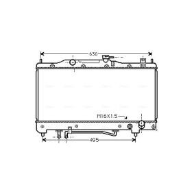 Achetez des Radiateur du moteur AVA COOLING SYSTEMS TOA2240 à prix pour 246,73 €