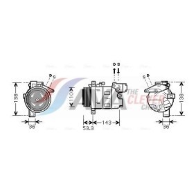 Acquista Compressore aria condizionata da AVA COOLING SYSTEMS ALK126 a buon mercato per soli 526,34 €