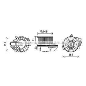 Gebläsemotor PE7504 von AVA COOLING SYSTEMS günstig für 157,71 € online kaufen