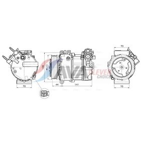 Kupplung, Kühlerlüfter für IVECO von AVA COOLING SYSTEMS