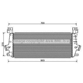 Comprar Intercooler de AVA COOLING SYSTEMS OL4549 a bajo precio de 122,31 €