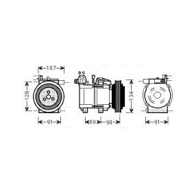 Acquista Compressore aria condizionata da AVA COOLING SYSTEMS HYK278 a buon mercato per soli 345,06 €