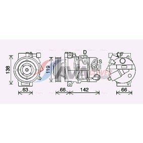 Kjøp Intercooler av AVA COOLING SYSTEMS DN4350 til den lave prisen 2834,49 NOK