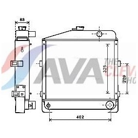 Ölkühler, Automatikgetriebe von AVA COOLING SYSTEMS BW3155
