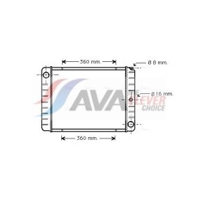 Köp Kondensor, klimatanläggning av AVA COOLING SYSTEMS MT5218 till det låga priset 2207,18 kr