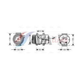 Achetez des Radiateur du moteur AVA COOLING SYSTEMS LC2075 à prix pour 106,52 €