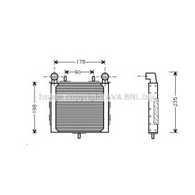 Ölkühler von AVA COOLING SYSTEMS RT3225
