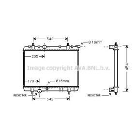 Acquista Radiatore motore da AVA COOLING SYSTEMS PEA2239 a buon mercato per soli 63,50 €