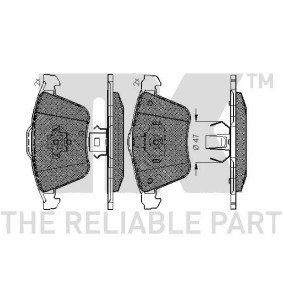Acquista Kit pastiglie freni da NK 224829 a buon mercato per soli 50,54 €