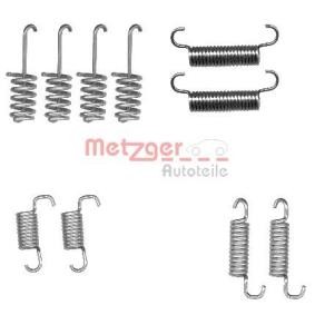 Köp Monteringssats för bromsbackar (parkeringsbroms) av METZGER 105-0004 till det låga priset 140,61 kr