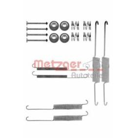 Comprar Juego de accesorios, zapatas de freno de METZGER 105-0758 a bajo precio de 12,26 €