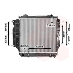 Achetez des Radiateur du moteur VAN WEZEL 21002023 à prix pour 302,21 €