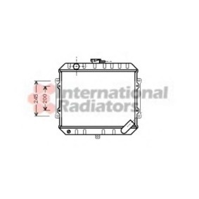 Achetez des Radiateur du moteur VAN WEZEL 32002004 à prix pour 383,43 €