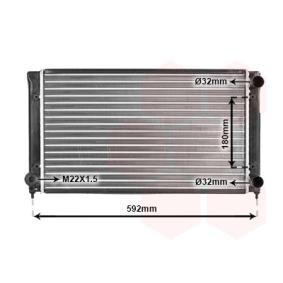 Achetez des Radiateur du moteur VAN WEZEL 49002033 à prix pour 90,66 €