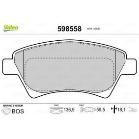 Bremsbeläge 598558 von VALEO günstig für 29,90 € online kaufen