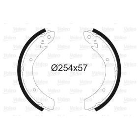Comprar Juego de zapatas de frenos de VALEO 562025 a bajo precio de 52,29 €