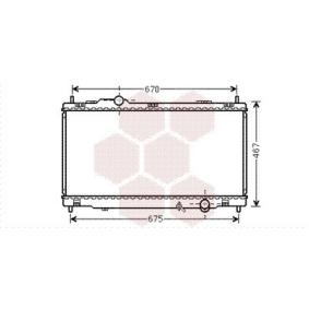 Achetez des Radiateur du moteur VAN WEZEL 53002495 à prix pour 183,64 €