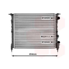 Acquista Radiatore motore da VAN WEZEL 43002043 a buon mercato per soli 101,70 €