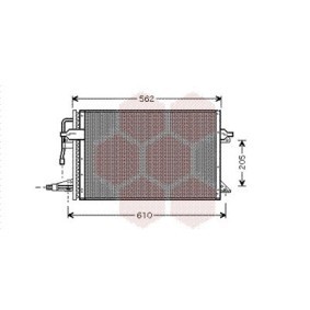 Achetez des Condenseur, climatisation VAN WEZEL 18005323 à prix pour 53,97 €