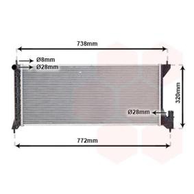 Kjøp Radiator, motorkjøling av VAN WEZEL 37002386 til den lave prisen 2466,31 NOK