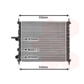 Acquista Radiatore motore da VAN WEZEL 17002201 a buon mercato per soli 110,68 €