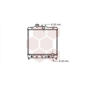 Achetez des Radiateur du moteur VAN WEZEL 25002021 à prix pour 68,87 €
