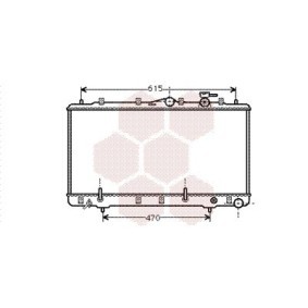 Achetez des Radiateur du moteur VAN WEZEL 82002027 à prix pour 271,15 €