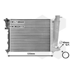 Achetez des Radiateur du moteur VAN WEZEL 09002154 à prix pour 89,16 €