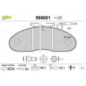 Bremsbeläge 598001
