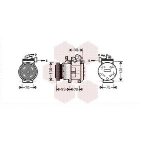 Acquista Compressore aria condizionata da VAN WEZEL 8300K130 a buon mercato per soli 360,09 €