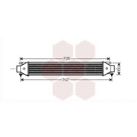 Kjøp Intercooler av VAN WEZEL 73004092 til den lave prisen 2199,00 NOK